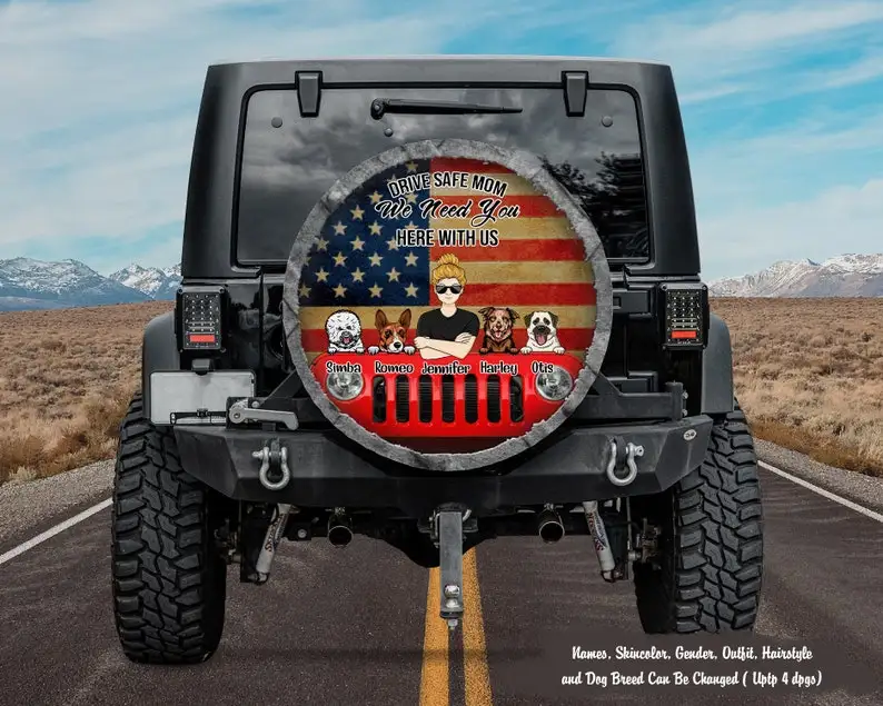 Custom Spare Tire Cover Gift For Dog Mom Dog Dad, Drive Safe Spare Tire Cover, Christmas Gift For Dad Mom Camping RV Spare Tire
Custom Spare Tire Cover Gift For Dog Mom Dog Dad, Drive Safe Spare Tire Cover, Christmas Gift For Dad Mom Camping RV Spare Tire
