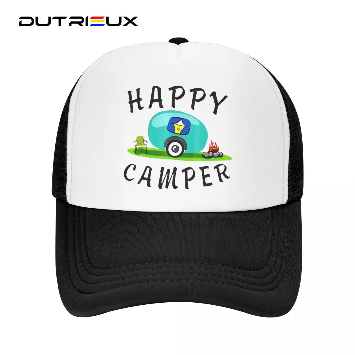 DUTRIEUX Custom Happy Camping Trailer Camper Baseball Cap Women Men Adjustable Trucker Hat Outdoor Snapback Caps Sun Hats
DUTRIEUX Custom Happy Camping Trailer Camper Baseball Cap Women Men Adjustable Trucker Hat Outdoor Snapback Caps Sun Hats