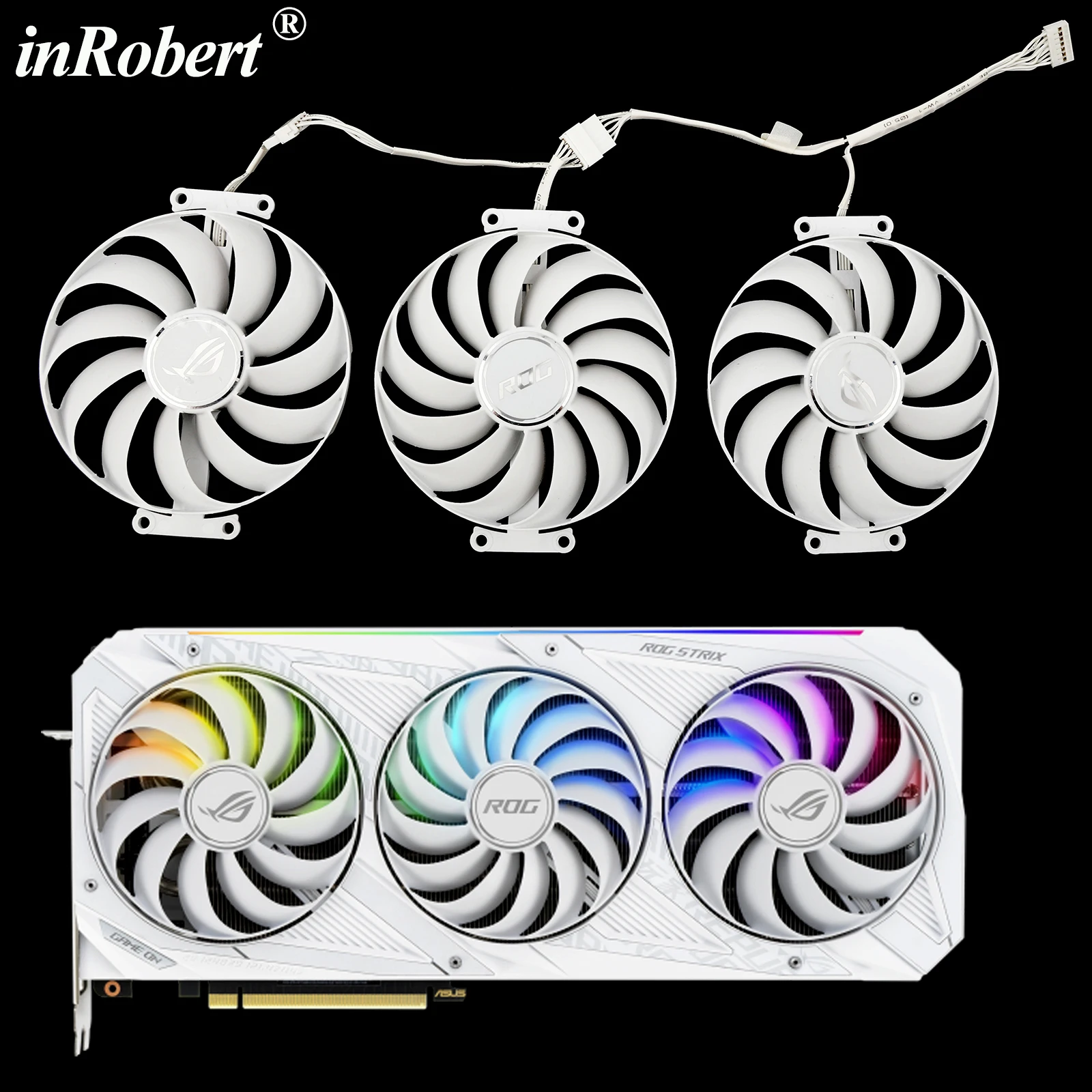 New 95MM White CF1010U12S Cooler Fan Replacement For ASUS AMD ROG Strix GeForce RTX 3070 3080 3090 V2 Edition Graphics Card
New 95MM White CF1010U12S Cooler Fan Replacement For ASUS AMD ROG Strix GeForce RTX 3070 3080 3090 V2 Edition Graphics Card