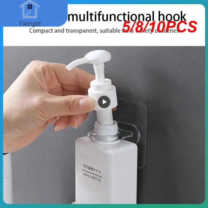 5/8/10PCS Punch-free Clothes Storage Rack Multifunctional Curtain Hook Reusable Adhesive Hook Non-marking
5/8/10PCS Punch-free Clothes Storage Rack Multifunctional Curtain Hook Reusable Adhesive Hook Non-marking