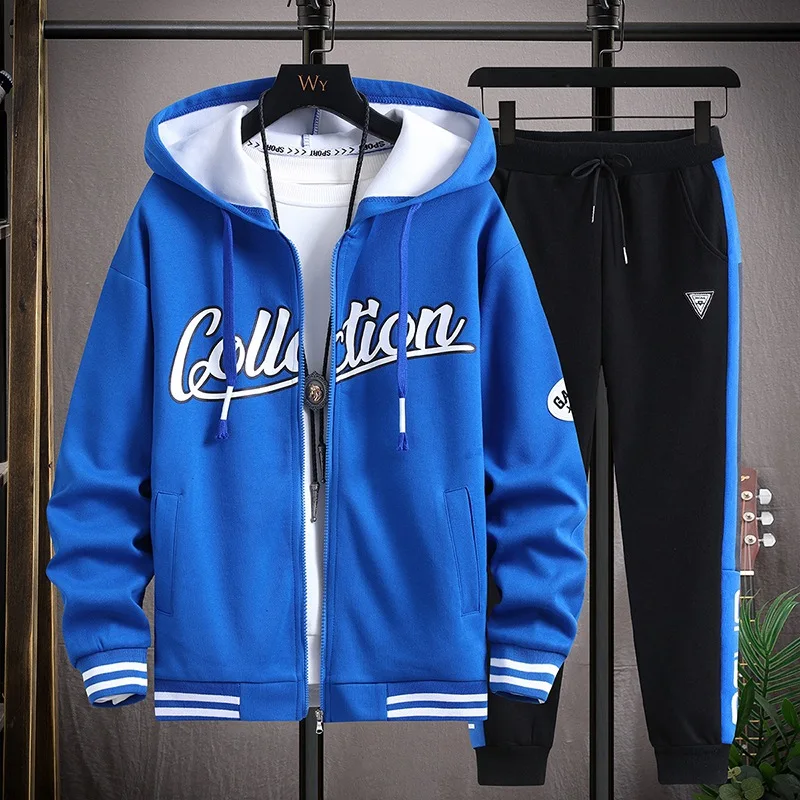Men Jacket Sets Two Piece Sportswear Letter Print Tracksuit Brand Clothing Sweatsuit Sports Suits Korean Youth Sets Jacket+Pants
Men Jacket Sets Two Piece Sportswear Letter Print Tracksuit Brand Clothing Sweatsuit Sports Suits Korean Youth Sets Jacket+Pants