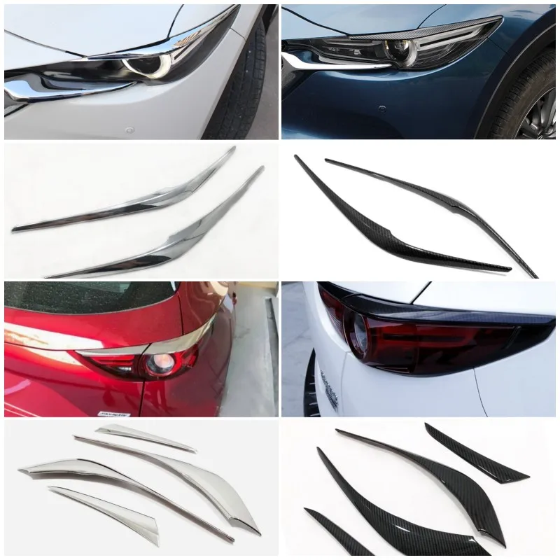 For Mazda CX-5 CX5 2017-2023 Headlights Rear Tail Lights Lamps Eyelid Eyebrow Stripes Cover Trim Exterior Accessories
For Mazda CX-5 CX5 2017-2023 Headlights Rear Tail Lights Lamps Eyelid Eyebrow Stripes Cover Trim Exterior Accessories