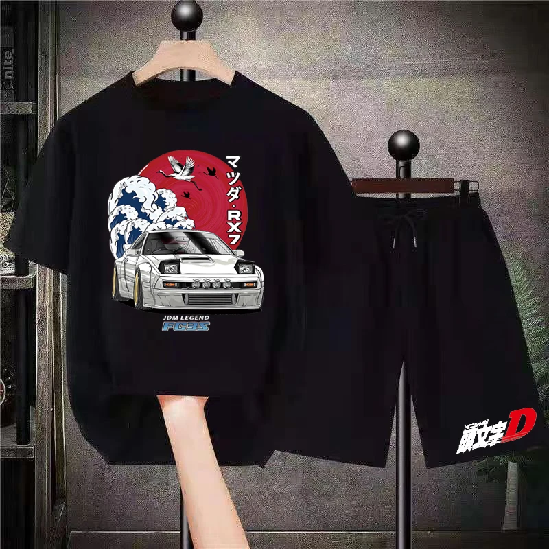 Футболка и шорты Initial D мужские короткие, хлопковый комплект из 2 предметов в японском стиле аниме, модная дизайнерская одежда в стиле оверса...
Футболка и шорты Initial D мужские короткие, хлопковый комплект из 2 предметов в японском стиле аниме, модная дизайнерская одежда в стиле оверса...