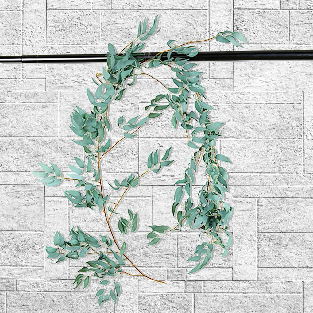 Artificial Willow Leaf Rattan Simulation Wreath Green Plant Vine Hanging Home Balcony Window Garden DIY Decoration Accessories
Artificial Willow Leaf Rattan Simulation Wreath Green Plant Vine Hanging Home Balcony Window Garden DIY Decoration Accessories