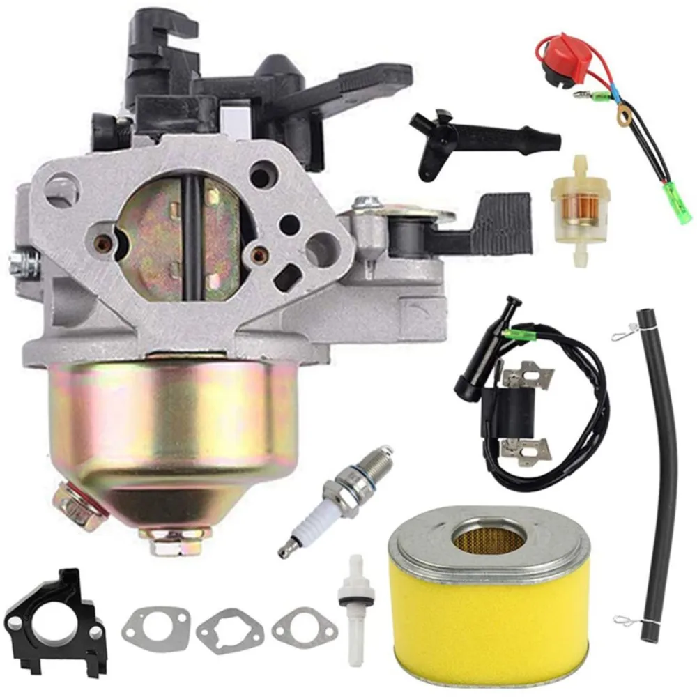 GX390 Carburetor with Ignition Coil Air Filter Kit Compatible with GX340 GX360 11HP 13HP Replaces# 16100-ZF6-V01
GX390 Carburetor with Ignition Coil Air Filter Kit Compatible with GX340 GX360 11HP 13HP Replaces# 16100-ZF6-V01