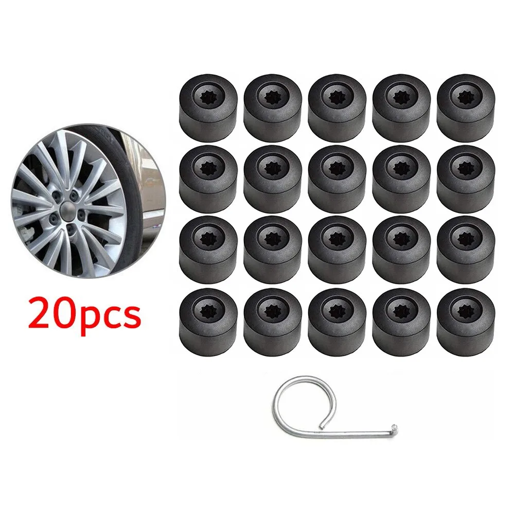 20pcs Decorative Tyre Wheel Nut Bolt Head Cover Cap Wheel Nut Auto Hub Screw Cover Protection Dust Proof Protector With Hook
20pcs Decorative Tyre Wheel Nut Bolt Head Cover Cap Wheel Nut Auto Hub Screw Cover Protection Dust Proof Protector With Hook