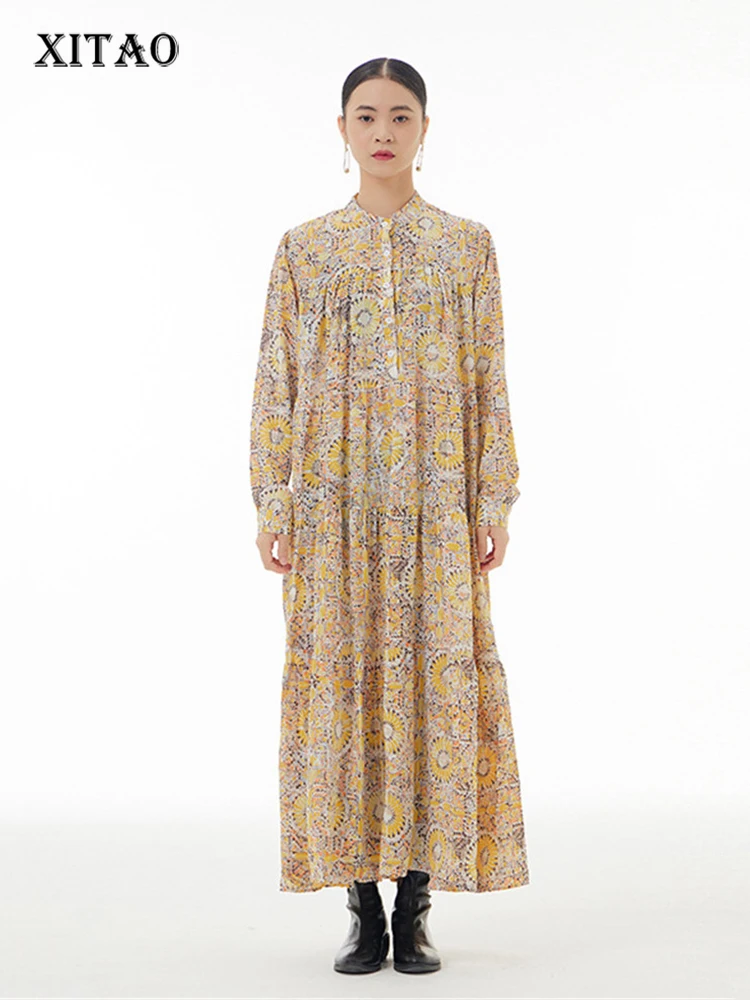 XITAO Vintage Dress Print Pattern Full Sleeve Goddess Fan Pleated Hem 2022 Autumn Minority Loose Elegant Dress WLD13306
XITAO Vintage Dress Print Pattern Full Sleeve Goddess Fan Pleated Hem 2022 Autumn Minority Loose Elegant Dress WLD13306