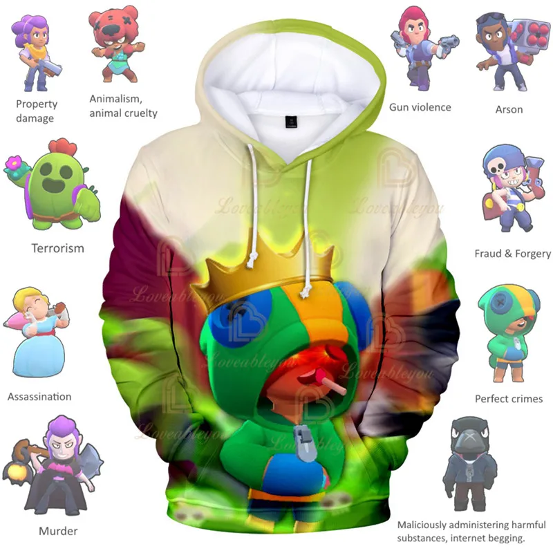 NO.1 LEON Browlingss Boys Girls 3D Hoodie Sweatshirt Stars, Kids Shoot Game Cute Cartoon Clothing Birthday Gift
NO.1 LEON Browlingss Boys Girls 3D Hoodie Sweatshirt Stars, Kids Shoot Game Cute Cartoon Clothing Birthday Gift