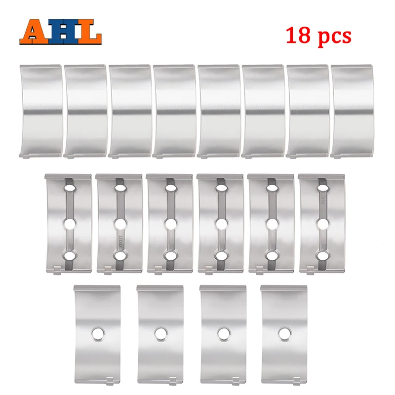 AHL 18 pcs Motorcycle STD +25 +50 Connecting Rod Bearing and Main Crankshaft Bearing For Kawasaki ZG1400 1400GTR ZX1400 ZZR1400 
AHL 18 pcs Motorcycle STD +25 +50 Connecting Rod Bearing and Main Crankshaft Bearing For Kawasaki ZG1400 1400GTR ZX1400 ZZR1400