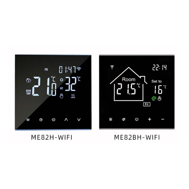 LCD Tuya WiFi Thermostat For Electric Floor Water Boiler Temperature Controller
LCD Tuya WiFi Thermostat For Electric Floor Water Boiler Temperature Controller