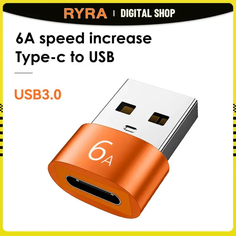

RYRA 6A USB 3.0 To Type C OTG Adapter Type C Female To USB A Male Converter Adaptador For Macbook Samsung Data Transfer Adapters
