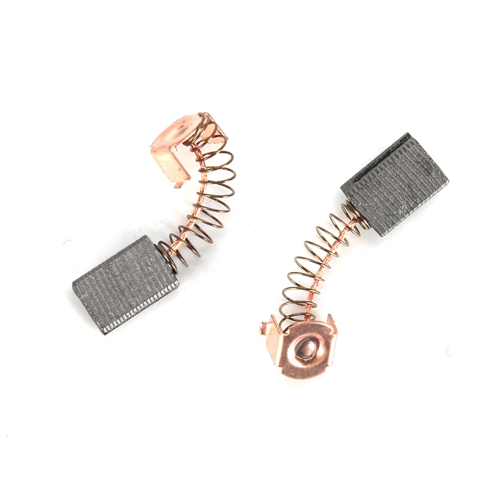 

2 Pcs Carbon Brushes 5X8X12mm Electric Hammer Drill Graphite Brush Spare Parts For Black Decker Angle Grinder G720 Power Tools