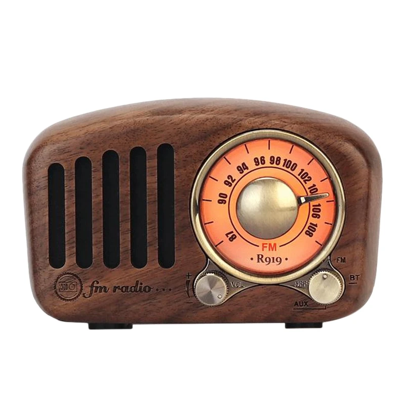 R919 Ретро Радио Bluetooth динамик, FM-радио в старомодном классическом стиле, Bluetooth, слот для карты TF, ореховая древесина
R919 Ретро Радио Bluetooth динамик, FM-радио в старомодном классическом стиле, Bluetooth, слот для карты TF, ореховая древесина