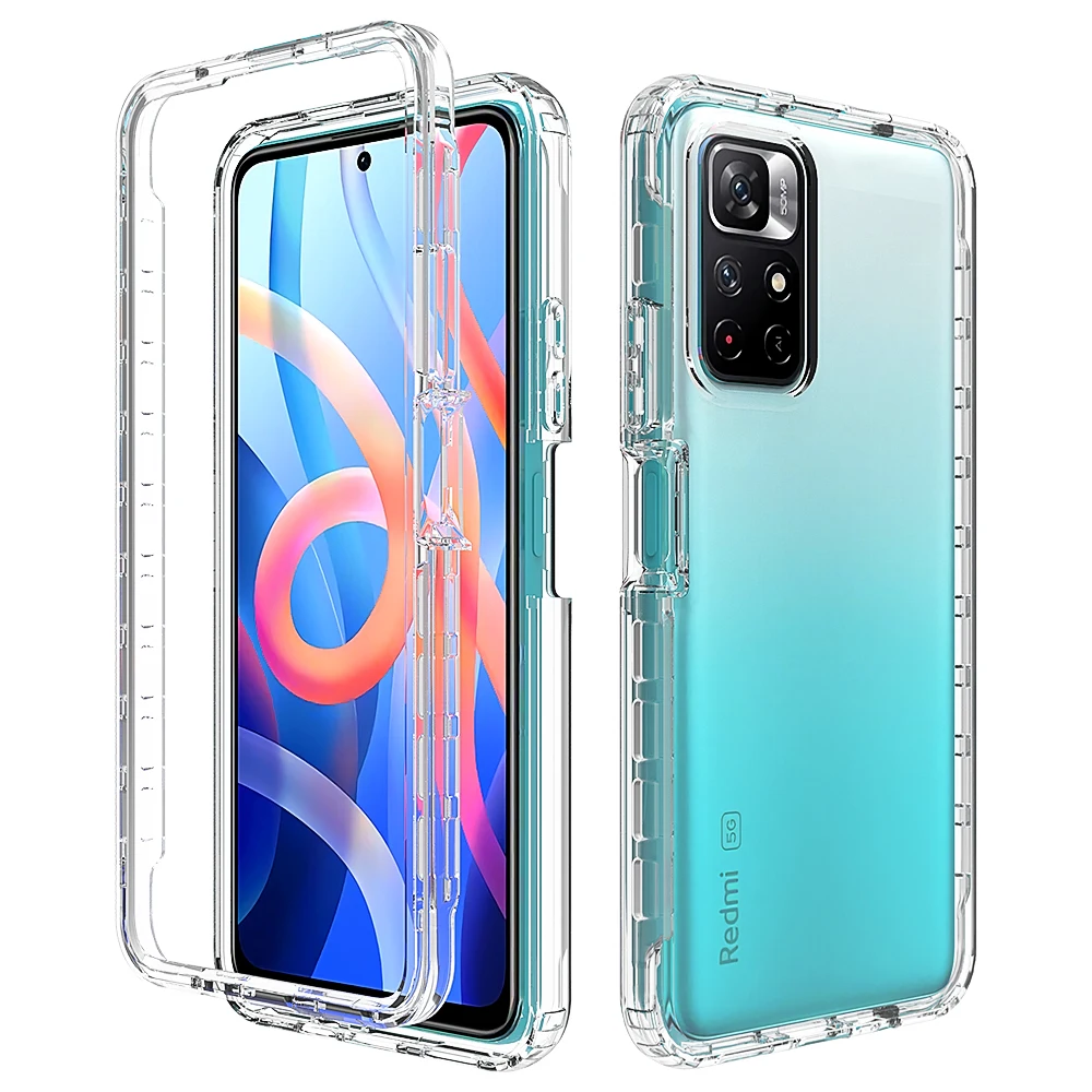 Shockproof Case For Xiaomi Redmi Note 11 Pro 11S K40 Poco M4 Pro 5G M3 F3 X3 NFC Case Gradient PC + TPU Full Protection Cover
Shockproof Case For Xiaomi Redmi Note 11 Pro 11S K40 Poco M4 Pro 5G M3 F3 X3 NFC Case Gradient PC + TPU Full Protection Cover