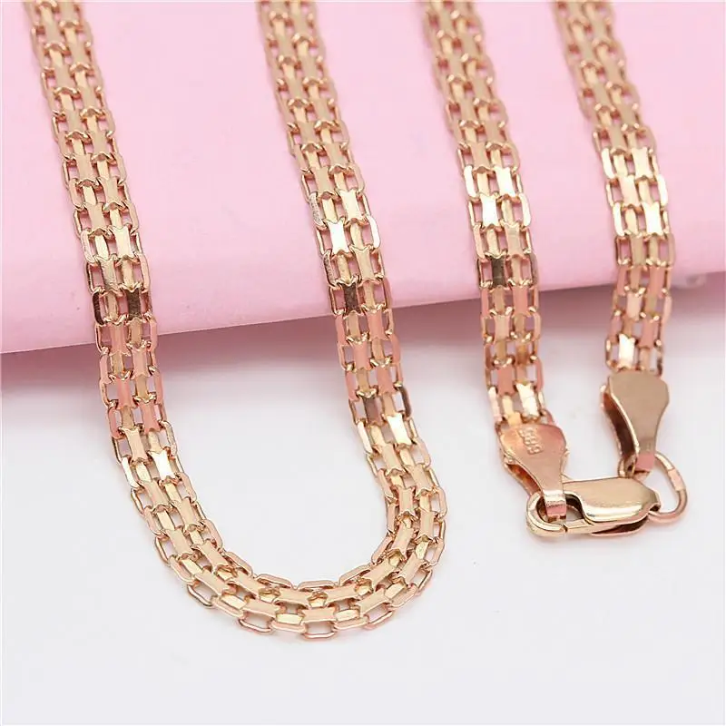 Russian Purple Gold Necklace Wide Lace Chain Women's Classic Fashion All-Match Temperament European Temperament Chain Clavicle
Russian Purple Gold Necklace Wide Lace Chain Women's Classic Fashion All-Match Temperament European Temperament Chain Clavicle