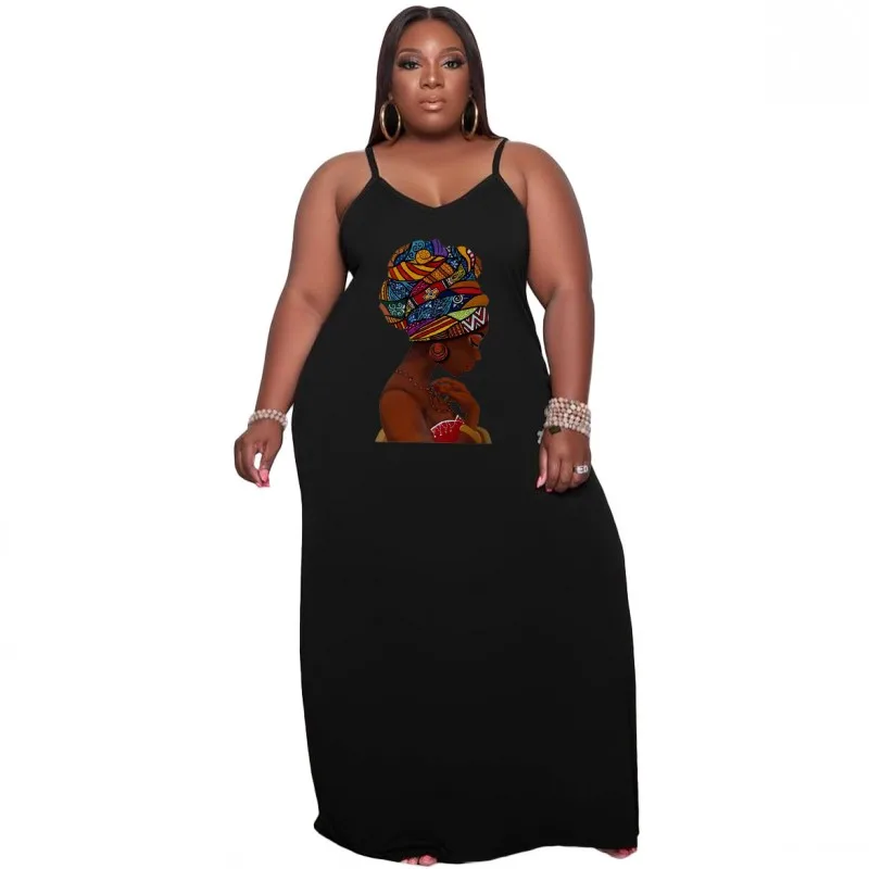 African Black Dresses For Women Dress 2022 Dashiki Spaghetti Strap Africa Clothes Big Size Africa Clothing Robe Maxi Dress
African Black Dresses For Women Dress 2022 Dashiki Spaghetti Strap Africa Clothes Big Size Africa Clothing Robe Maxi Dress