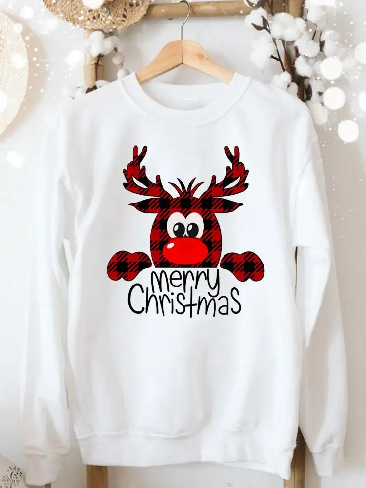 Deer Face Funny Letter Festival Graphic Pullover Merry Christmas Clothes Cartoon Fashion Women Clothing Female Sweatshirts
Deer Face Funny Letter Festival Graphic Pullover Merry Christmas Clothes Cartoon Fashion Women Clothing Female Sweatshirts