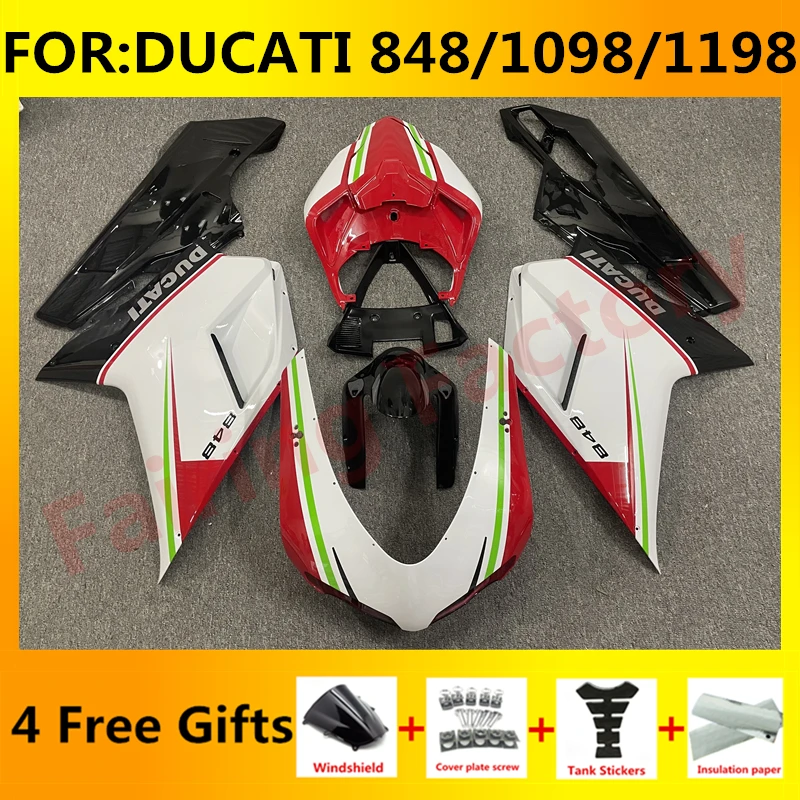 Новый комплект обтекателей для мотоцикла ABS, подходит для DUCATI 848 1098 1198 2007 2008 2009 2010 2011 2012, комплект обтекателей красного и белого цвета
Новый комплект обтекателей для мотоцикла ABS, подходит для DUCATI 848 1098 1198 2007 2008 2009 2010 2011 2012, комплект обтекателей красного и белого цвета