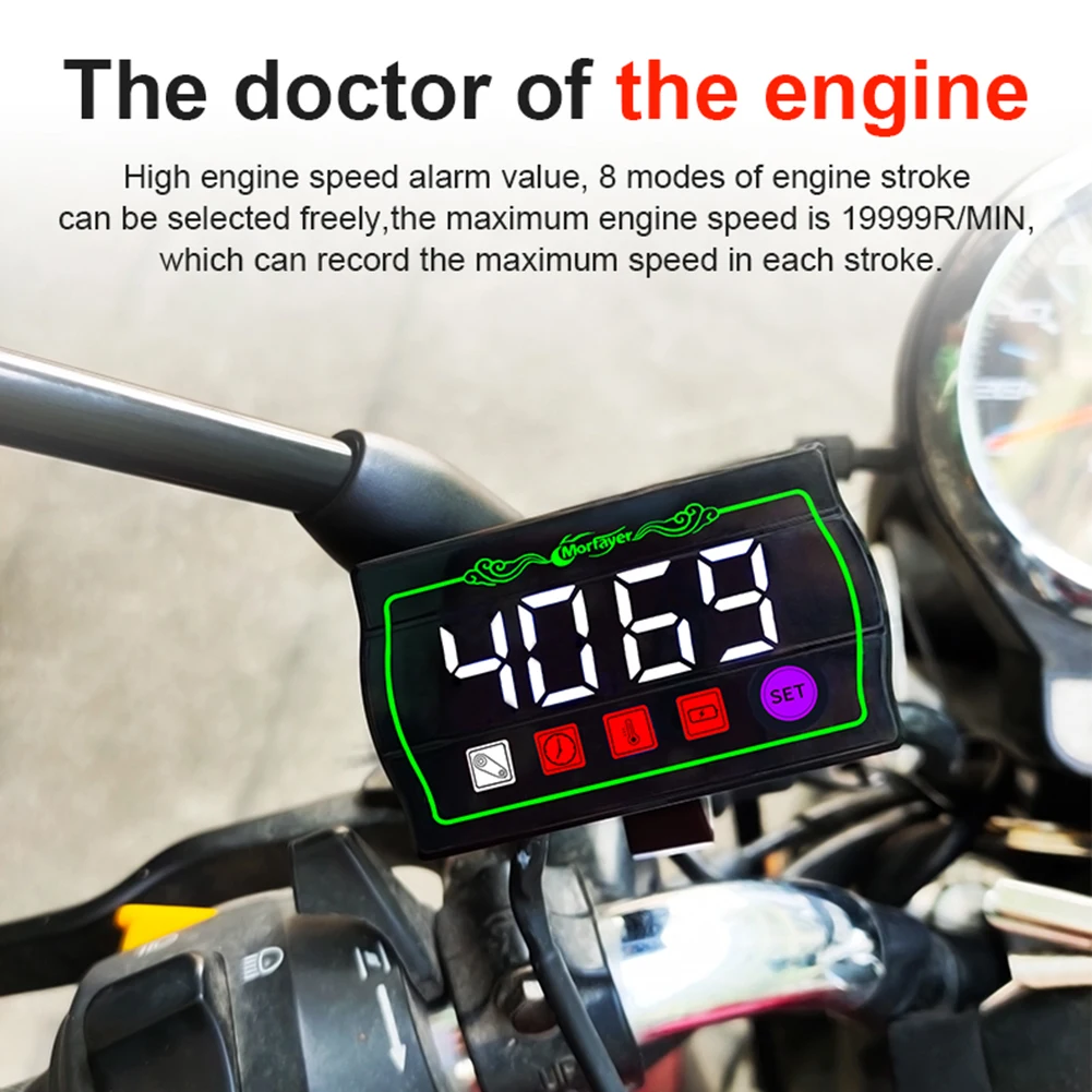Motorcycle Meter Motorbike Rpm Time Meter Voltage Water Temperature Mini 5 In 1 Digital Display Quad Meter
Motorcycle Meter Motorbike Rpm Time Meter Voltage Water Temperature Mini 5 In 1 Digital Display Quad Meter