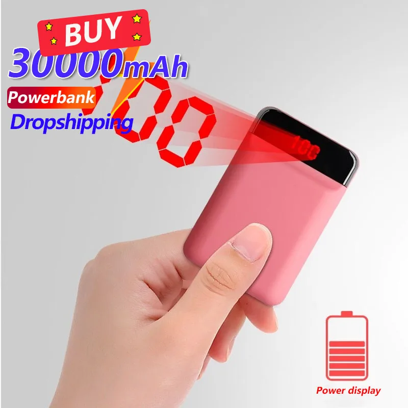 30000mAh Mini Fast Charging Power Bank External Battery One-way Portable Charger LCD Digital Display for Xiaomi Iphone Samsung
30000mAh Mini Fast Charging Power Bank External Battery One-way Portable Charger LCD Digital Display for Xiaomi Iphone Samsung