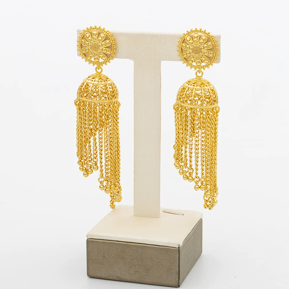 Gold Plated Earrings For Women Bohemian Hollow Out Copper Earrings Long Tassel Earing Wedding Party Jewelry Accessory Pendiente
Gold Plated Earrings For Women Bohemian Hollow Out Copper Earrings Long Tassel Earing Wedding Party Jewelry Accessory Pendiente
