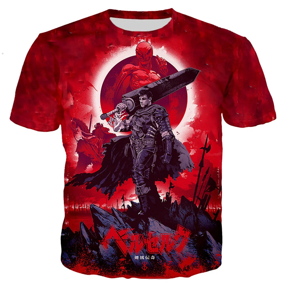 Tshirts Manga Berserk 3D Printed Summer Tees Streetwear Crew Neck Short Sleeve Cartoons TShirt Oversized Men Women kids Tops
Tshirts Manga Berserk 3D Printed Summer Tees Streetwear Crew Neck Short Sleeve Cartoons TShirt Oversized Men Women kids Tops