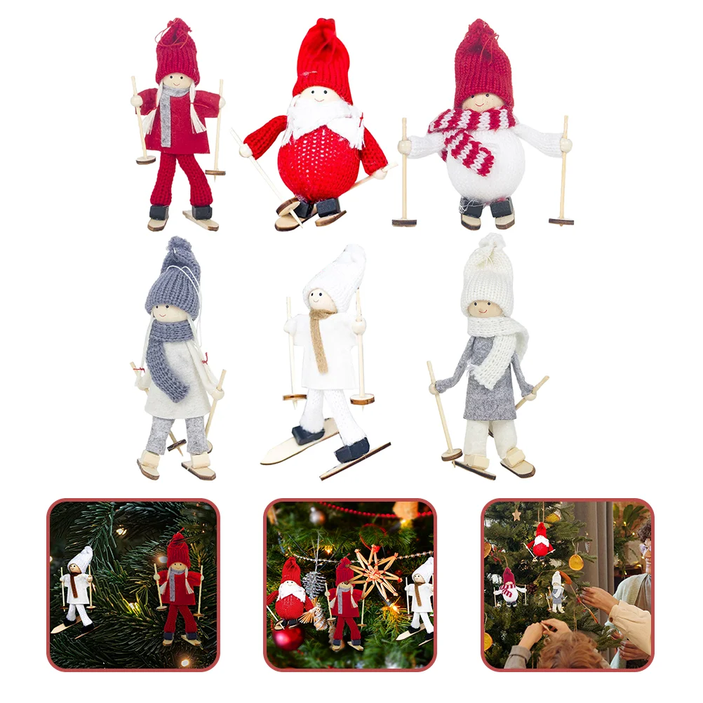 6pcs Cloth Dolls Wool Hanging Mini for Decorating Fireplace Christmas Tree Door
6pcs Cloth Dolls Wool Hanging Mini for Decorating Fireplace Christmas Tree Door