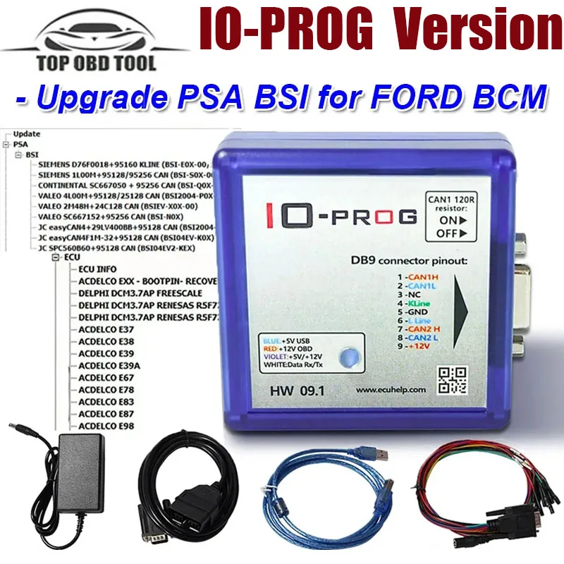 ECU TCM BCM & EPS программатор BD9 с полным заполнением, разъем ввода/вывода, программатор ECU HW 09,1, флэш-память EEPROM
ECU TCM BCM & EPS программатор BD9 с полным заполнением, разъем ввода/вывода, программатор ECU HW 09,1, флэш-память EEPROM