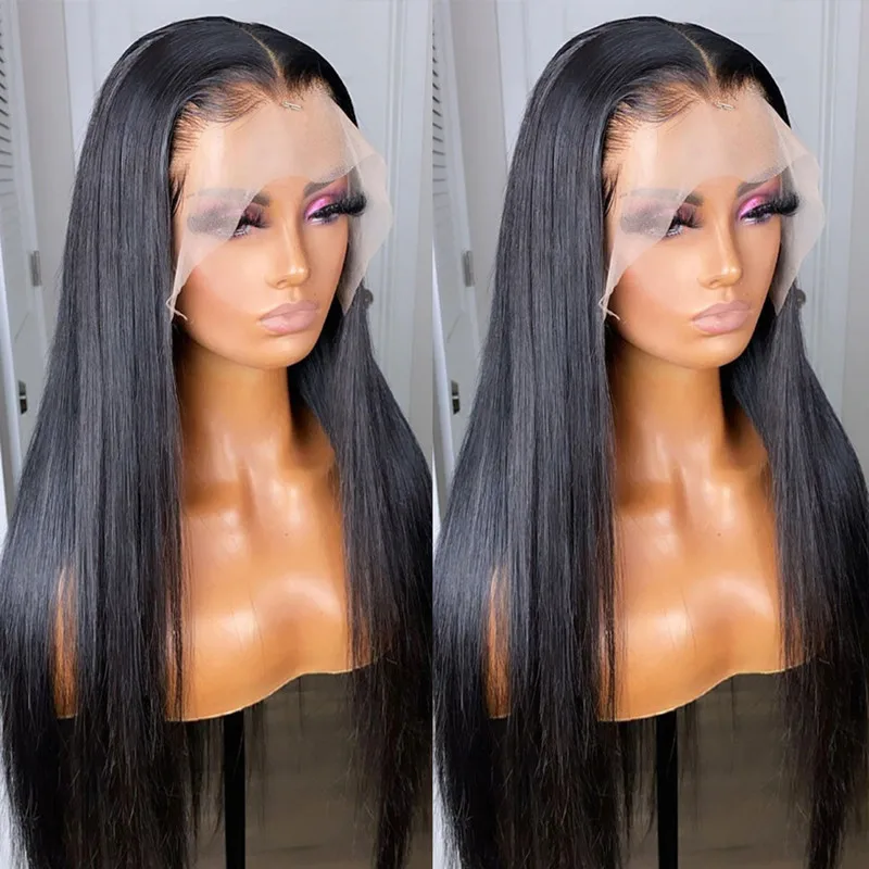 Preplucked Soft 180%Density 26Inch Black Silky Straight Long Natural Hairline Glueless Lace Front Wig For Women Babyhair
Preplucked Soft 180%Density 26Inch Black Silky Straight Long Natural Hairline Glueless Lace Front Wig For Women Babyhair