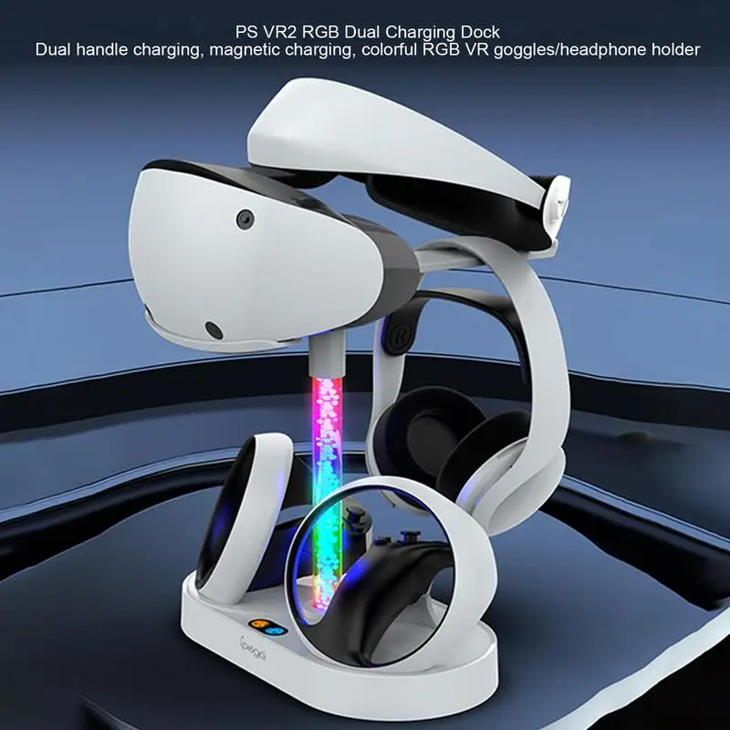 Двойной контроллер ForPS VR2, магнитная Зарядная база с индикатором, стандартная зарядная док-станция с RGB стандартом, стандартная подставка для гарнитуры виртуальной реальности
Двойной контроллер ForPS VR2, магнитная Зарядная база с индикатором, стандартная зарядная док-станция с RGB стандартом, стандартная подставка для гарнитуры виртуальной реальности