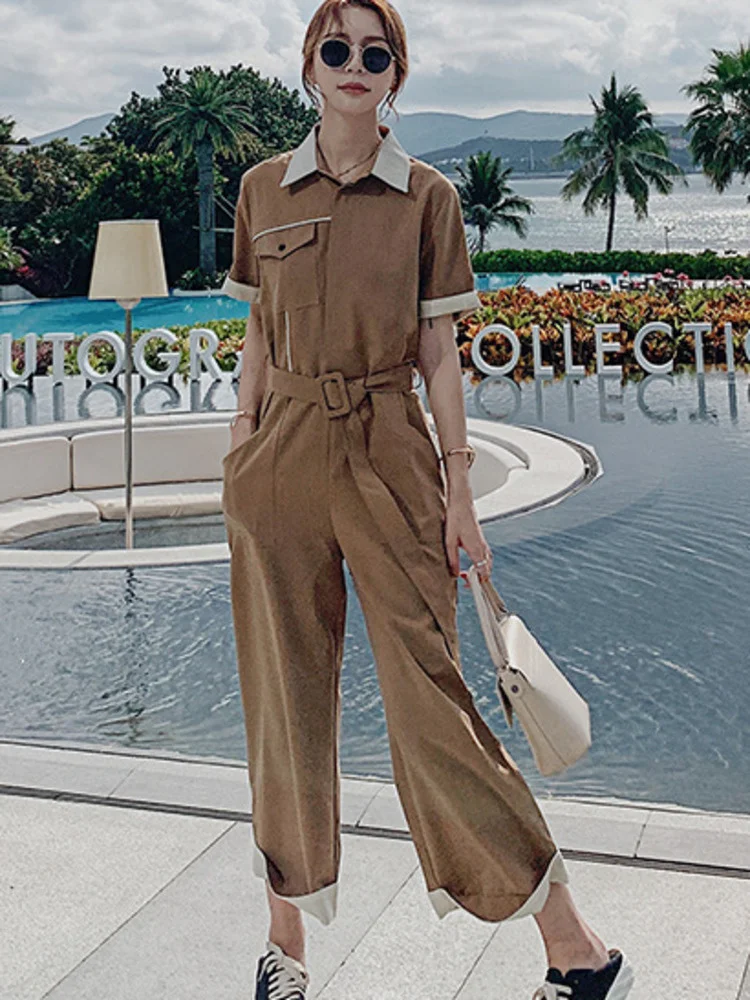 2022 Summer Elegant Long Jumpsuit Women Fashion Bandage Wide Leg Rompers Womens Jumpsuits Outfits For Female G299
2022 Summer Elegant Long Jumpsuit Women Fashion Bandage Wide Leg Rompers Womens Jumpsuits Outfits For Female G299