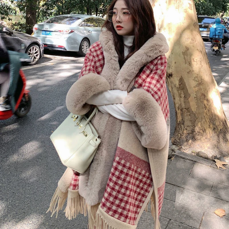 Woman New Sunscreen Shawl Clothing Female Plaid Print Knitted Scarf Shawl Ladies Cloak Beach Retro Long Outerwear Femme G403
Woman New Sunscreen Shawl Clothing Female Plaid Print Knitted Scarf Shawl Ladies Cloak Beach Retro Long Outerwear Femme G403