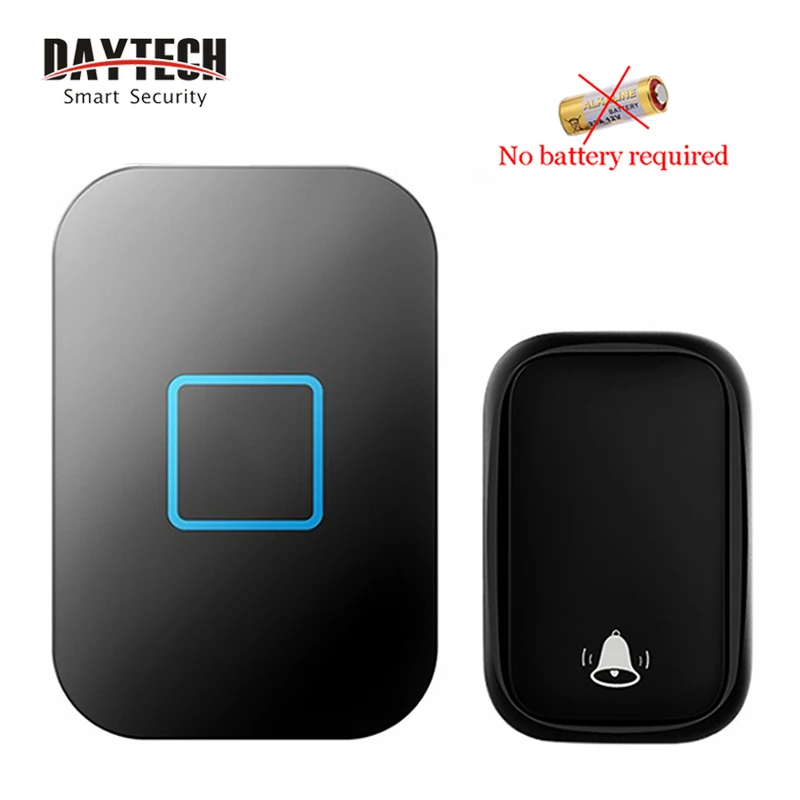 FREESHIPPING DAYTECH Wireless Doorbell Self Powered 60 Tones 5 Volumes Door Bell 150M Range Smart Door Chime NO NEED BATTERY
FREESHIPPING DAYTECH Wireless Doorbell Self Powered 60 Tones 5 Volumes Door Bell 150M Range Smart Door Chime NO NEED BATTERY