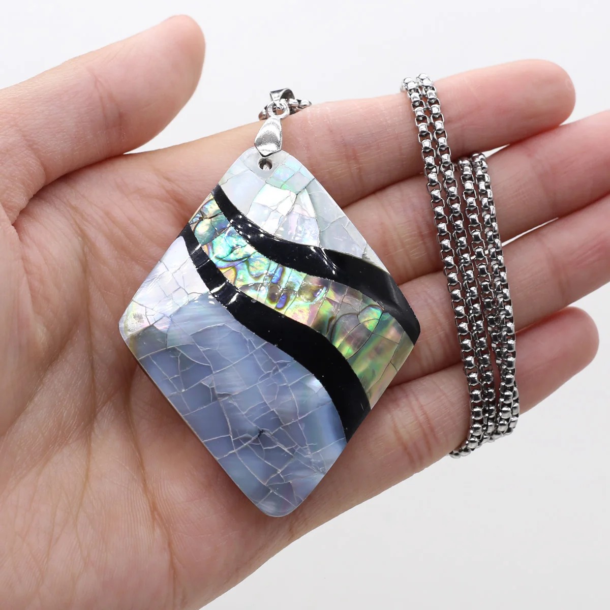 Abalone Shell Pendant Necklace Heart Oval Round Square Water Drop Shape Link Chains Shell Charms Necklace For Women Jewelry 1pc
Abalone Shell Pendant Necklace Heart Oval Round Square Water Drop Shape Link Chains Shell Charms Necklace For Women Jewelry 1pc