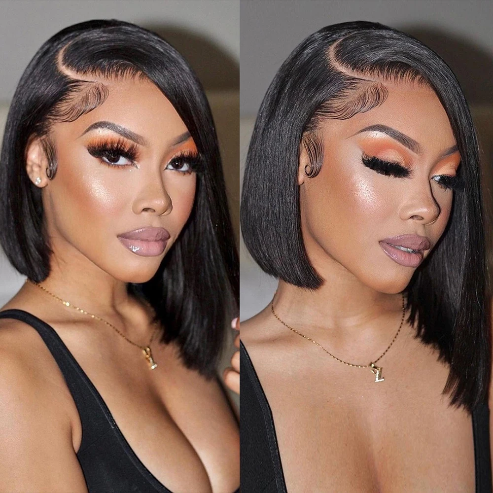 Bob Lace Front Wigs 13x4 HD Lace Front Wig Human Hair Short Bob Human Hair Wigs Glusless Bleached Nots Wigs For Women Bob 180%
Bob Lace Front Wigs 13x4 HD Lace Front Wig Human Hair Short Bob Human Hair Wigs Glusless Bleached Nots Wigs For Women Bob 180%