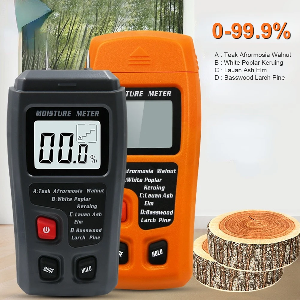 RZ Wood Moisture Meter Wall Hygrometer Timber Damp Detector Tree Density Digital Wood Humidity Tester 0-99.9% 2022
RZ Wood Moisture Meter Wall Hygrometer Timber Damp Detector Tree Density Digital Wood Humidity Tester 0-99.9% 2022