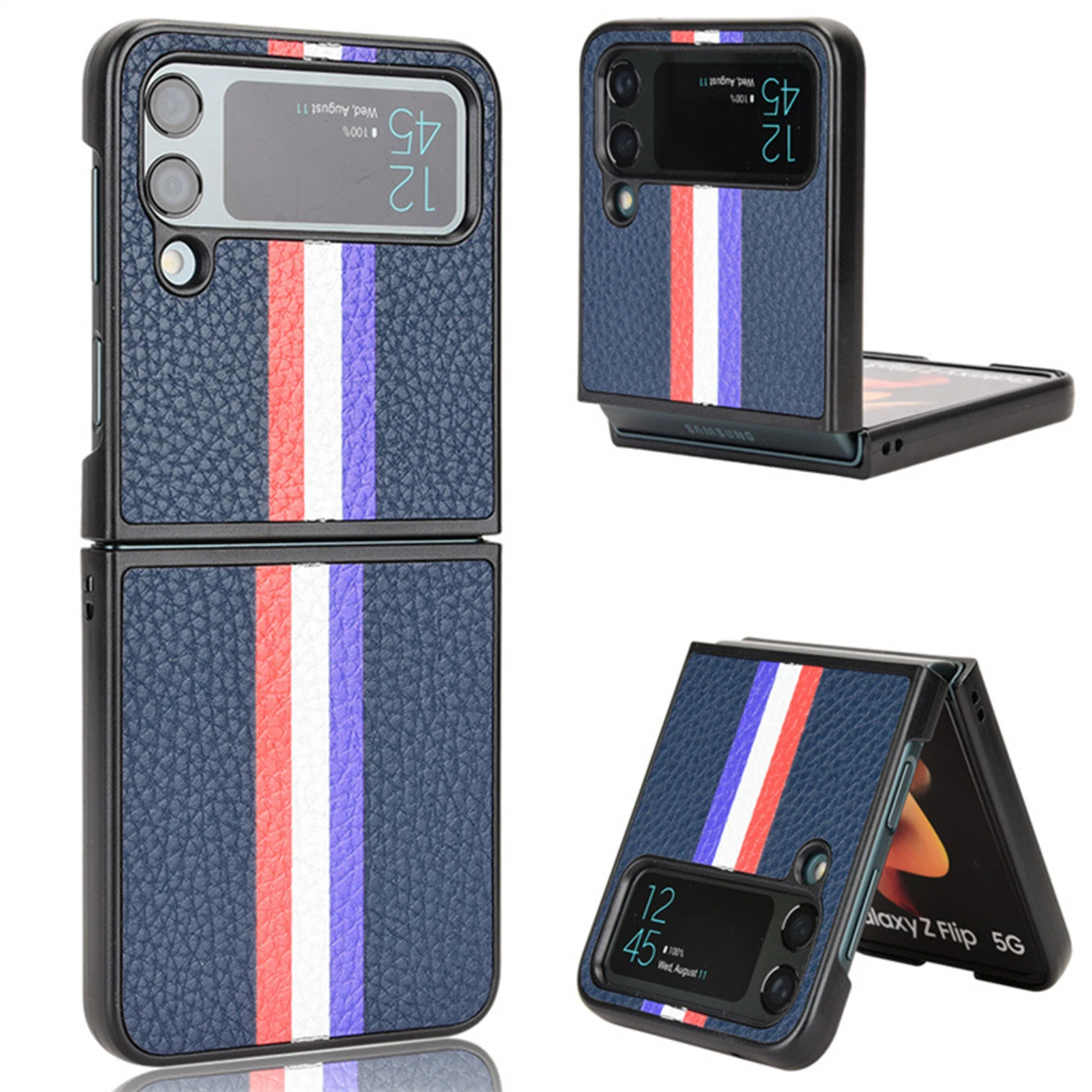 2022 Luxury PU Leather Cover for Samsung Galaxy Z Flip 4 5G Matte Case Protective Retro Shockproof Phone Cover for Z Flip 4 Men
2022 Luxury PU Leather Cover for Samsung Galaxy Z Flip 4 5G Matte Case Protective Retro Shockproof Phone Cover for Z Flip 4 Men