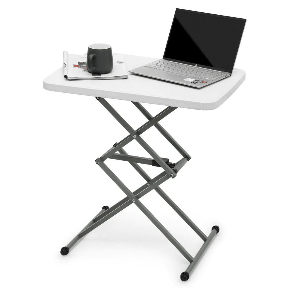 Folding Table Adjustable TV Tray, Easy to Fold and Storage, Portable Sturdy Laptop Desk for Home Office, White, (L)26.0" (W)17.5
Folding Table Adjustable TV Tray, Easy to Fold and Storage, Portable Sturdy Laptop Desk for Home Office, White, (L)26.0" (W)17.5