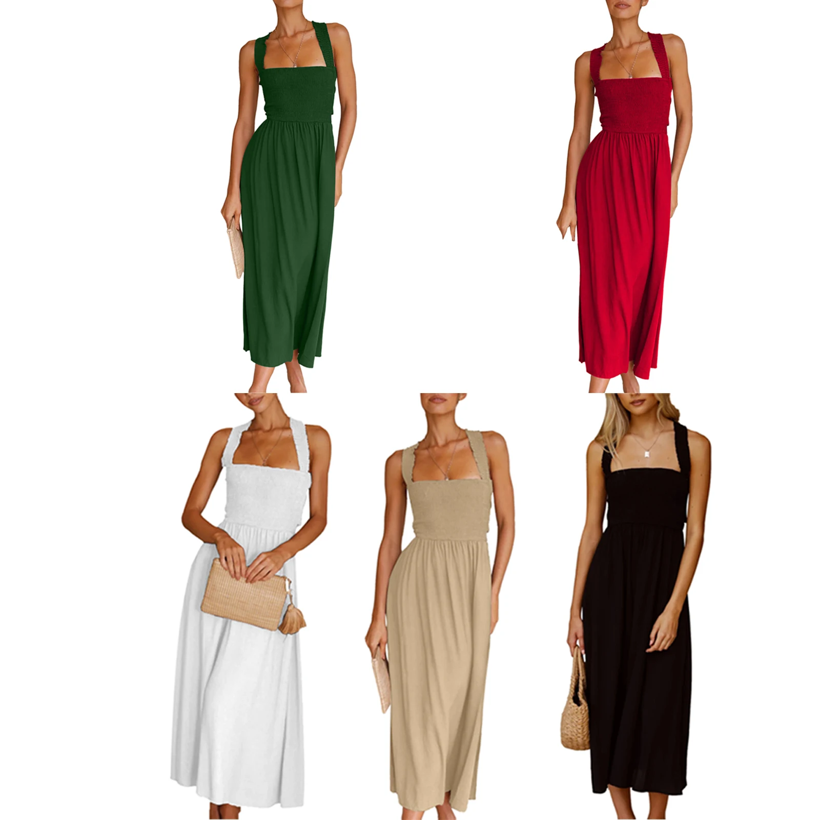 Women s 2023 Summer Floral Print Halter Neck with Open Back and Ruffled Hemline - Elegant Boho Chic Partywear
Women s 2023 Summer Floral Print Halter Neck with Open Back and Ruffled Hemline - Elegant Boho Chic Partywear