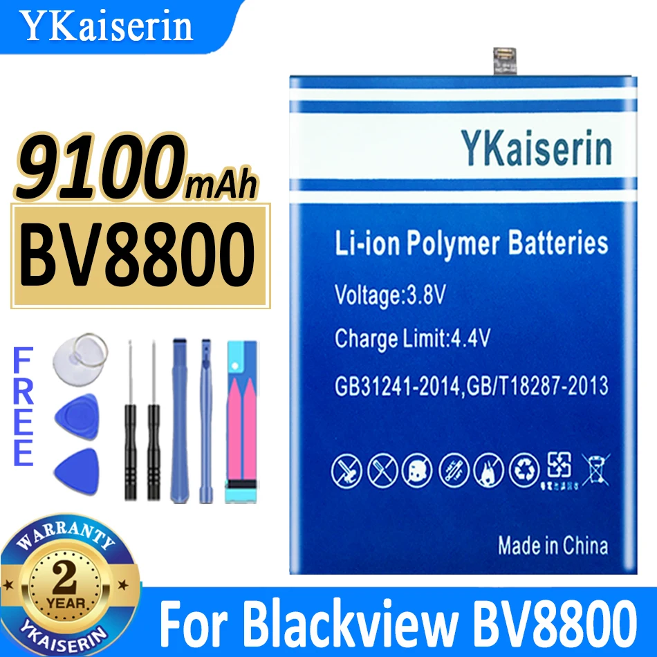 YKaiserin BV8800 Li456182PHTT-B Battery For Blackview BV8800 BV 8800 High Capacity Batterij + Track NO
YKaiserin BV8800 Li456182PHTT-B Battery For Blackview BV8800 BV 8800 High Capacity Batterij + Track NO