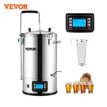 VEVOR 35L 110/220V 304 Stainless Steel All-in-One Home Beer Brewer Electric Brewing System with Pump Brewing Beer Equipment Kit