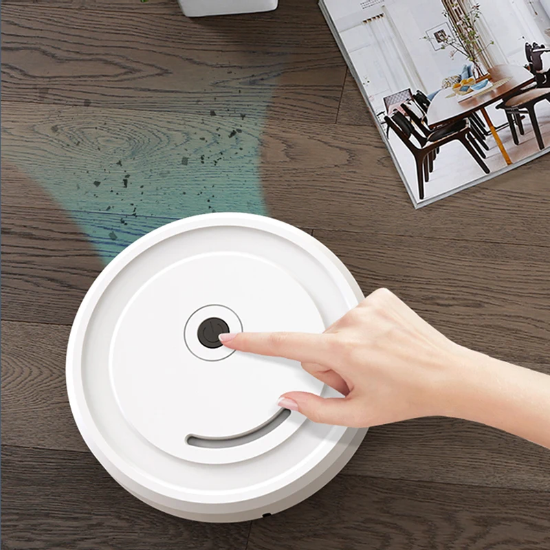Intelligent Mopping Robot Mini Lazy Charging USB Rechargeable Automatic Wet Mopping Smart Cleaning Sweeping Vacuum Cleaner
Intelligent Mopping Robot Mini Lazy Charging USB Rechargeable Automatic Wet Mopping Smart Cleaning Sweeping Vacuum Cleaner