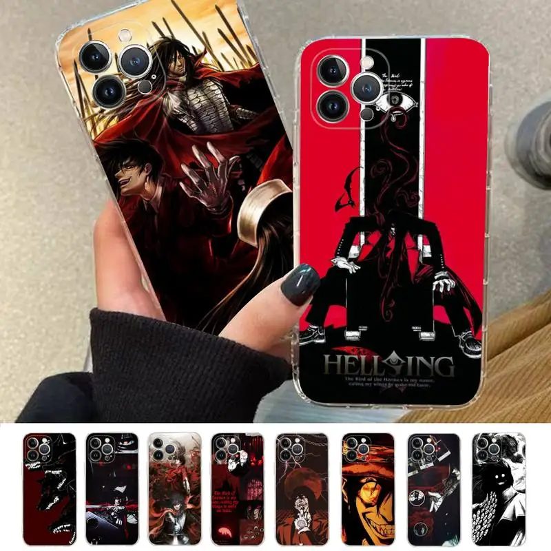 

Anime Hellsing Alucard Fan Ultrathin Phone Case Silicone Soft for iphone 14 13 12 11 Pro Mini XS MAX 8 7 6 Plus X XS XR Cover
