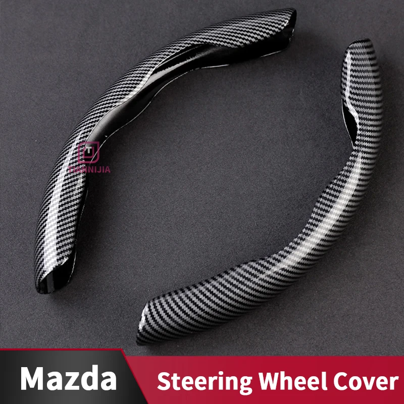 For Mazda Steering Wheel Cover onksera cx-4 3cx-5 Mazda2 Mazda3 Mazda6 Mazda8 Carbon Fiber Steering Wheel Cover Accessories
For Mazda Steering Wheel Cover onksera cx-4 3cx-5 Mazda2 Mazda3 Mazda6 Mazda8 Carbon Fiber Steering Wheel Cover Accessories
