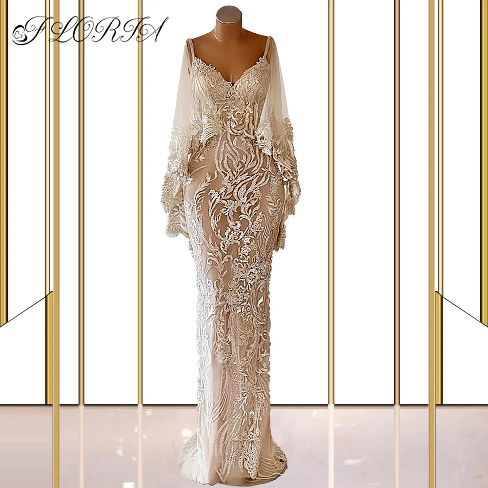 Elegant Mermaid Evening Dresses with Cape Beaded Sequin Lace Middle East Saudi Arabic Prom Gowns Celebrity Party Dress Vestidos
Elegant Mermaid Evening Dresses with Cape Beaded Sequin Lace Middle East Saudi Arabic Prom Gowns Celebrity Party Dress Vestidos