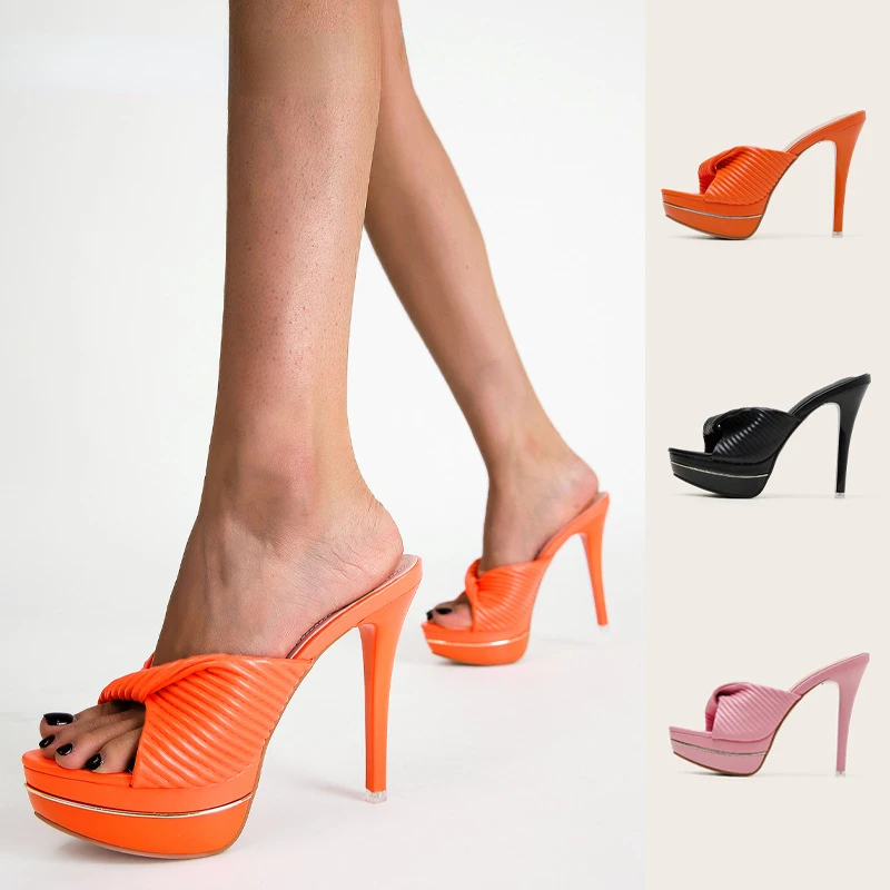 Summer Party 13CM Pink High Heels Stripper Slippers For Women Peep Toe Slip On Mules Slides Ladies Dance Shoes Platform Sandals
Summer Party 13CM Pink High Heels Stripper Slippers For Women Peep Toe Slip On Mules Slides Ladies Dance Shoes Platform Sandals