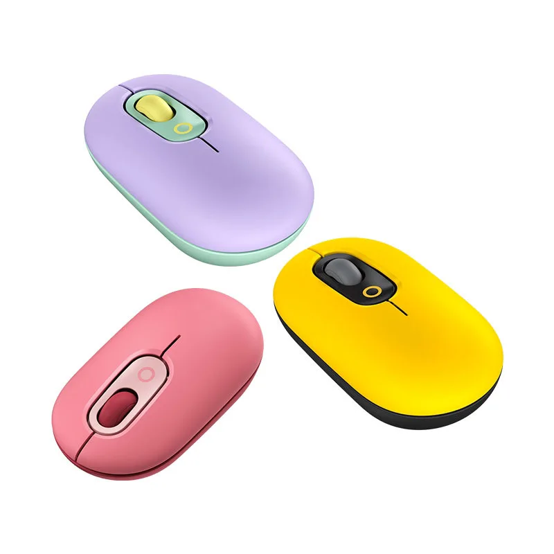 

Cross border wholesale POP bubble wireless mouse for office portable silent mouse pebble mouse suitable for Logitech