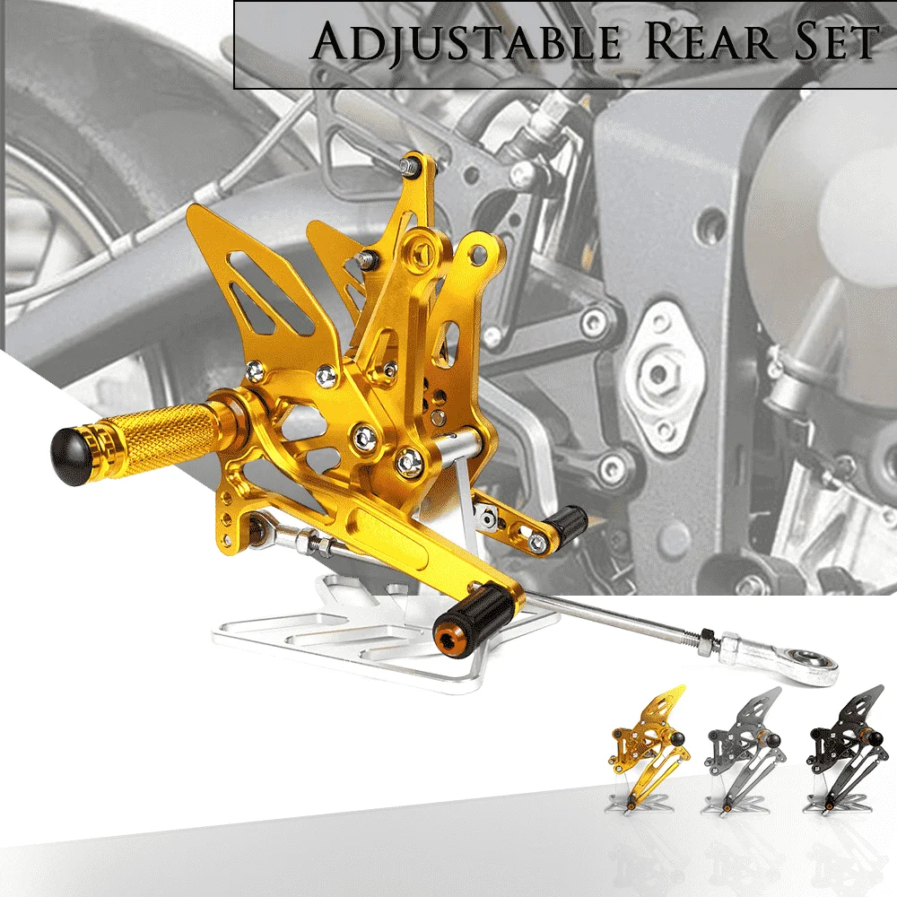CNC Aluminum Motorcycle Adjustable Footrest Rearsets Rear Sets Foot Pegs For KAWASAKI Z1000 2011-2019
CNC Aluminum Motorcycle Adjustable Footrest Rearsets Rear Sets Foot Pegs For KAWASAKI Z1000 2011-2019