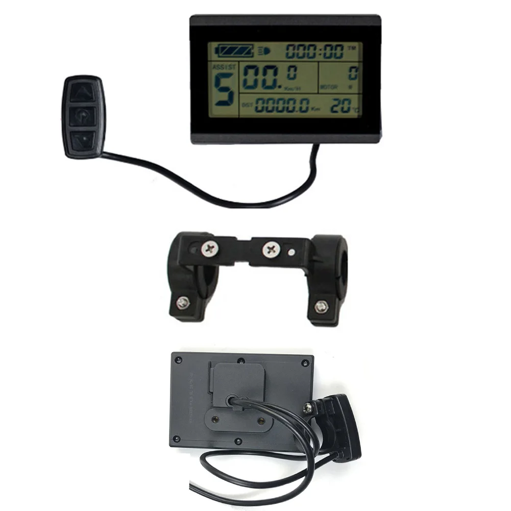 LCD Display Easy to Use E bike KT LCD3U LCD SM Display Meter with USB Socket Compatible with 24/36/48V E bikes
LCD Display Easy to Use E bike KT LCD3U LCD SM Display Meter with USB Socket Compatible with 24/36/48V E bikes