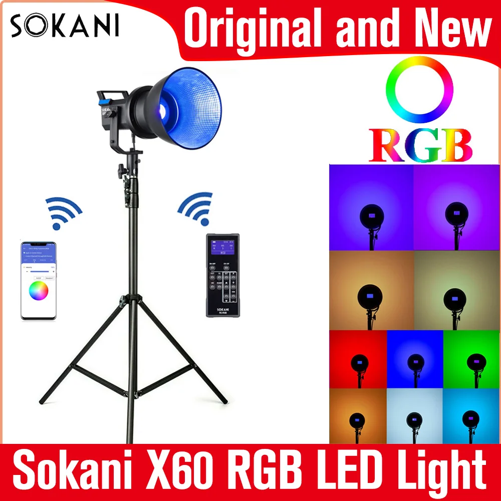 Новинка, Sokani X60 RGB Светодиодное освещение, 5600K, профессиональная студийная стробоскопическая вспышка для камеры, видео/фото X60 V2 RGB
Новинка, Sokani X60 RGB Светодиодное освещение, 5600K, профессиональная студийная стробоскопическая вспышка для камеры, видео/фото X60 V2 RGB